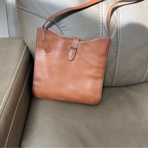 Coletta Brown Genuine Leather Shoulder Bag